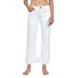 NEW ASKK NY low rise straight jean in ivory